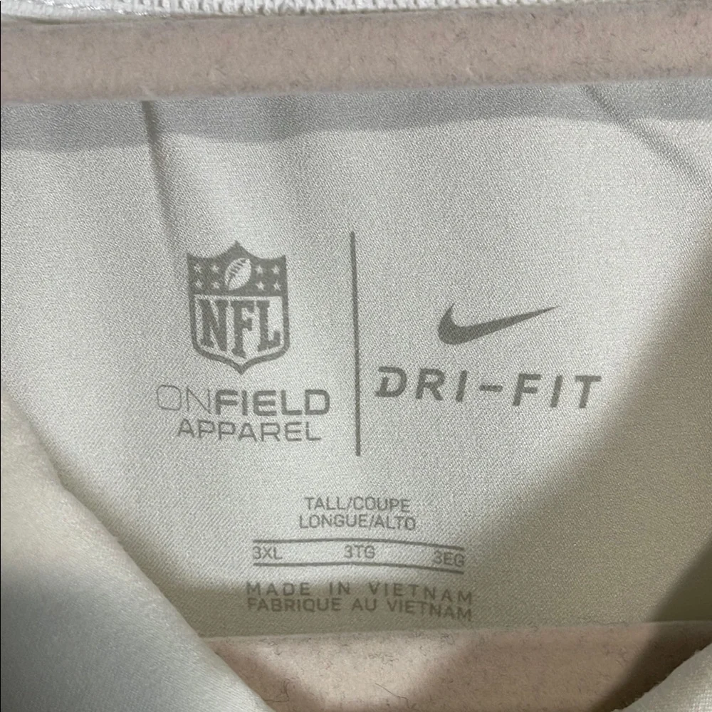 Nike Cincinnati Bengals NFL Polo Shirt White Logo Mens 3XL Dri-Fit